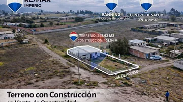 TERRENO CON CONSTRUCCIÓN EN VENTA – SANTA ROSA